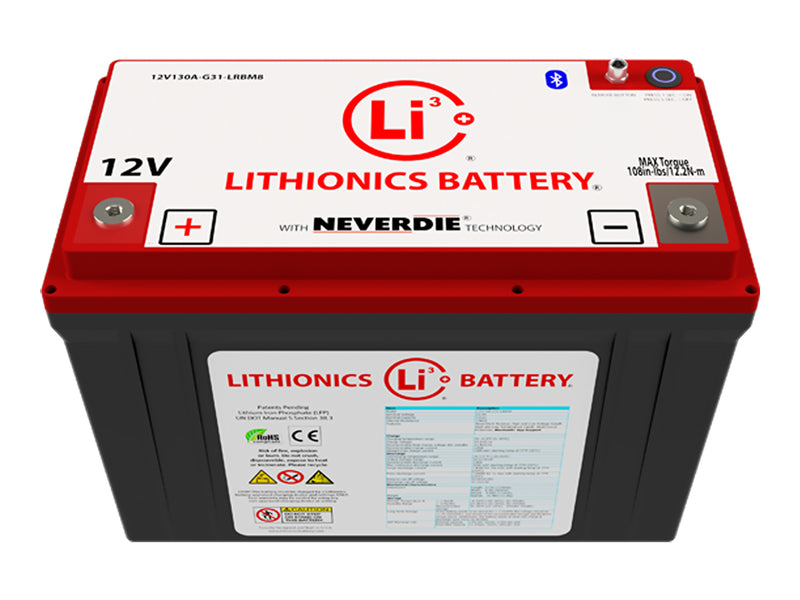 12V 130Ah | G31 Battery (Internal BMS, Energy Series)