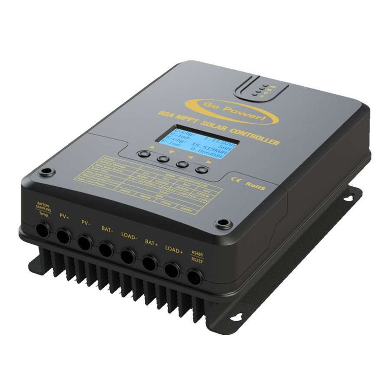 Go Power! 60 Amp MPPT Solar Controller 150VDC w/ Display