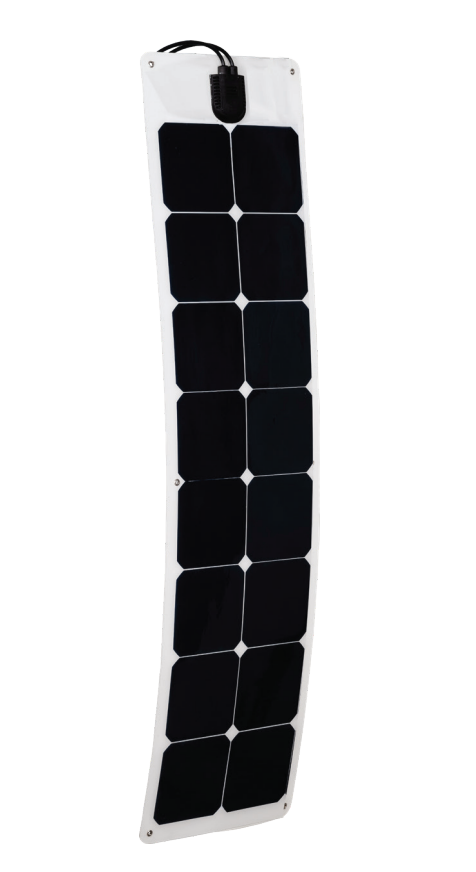 Go Power! 50 Watt / 2.88 Amp Flex. Mono. Solar Module w/ Helibond 13 inch Leads