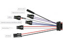 Corporate Mating Ampseal 23 Connector; FCC; AGSR; AC SENSE; CANBUS; REMOTE LIGHTED RESET BUTTON