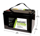 Go Power! 100 Amp/hr Lithium Battery 12 Volt