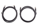 M8 circular connector Male/Female 3 pole cable 1m (bag of 2)