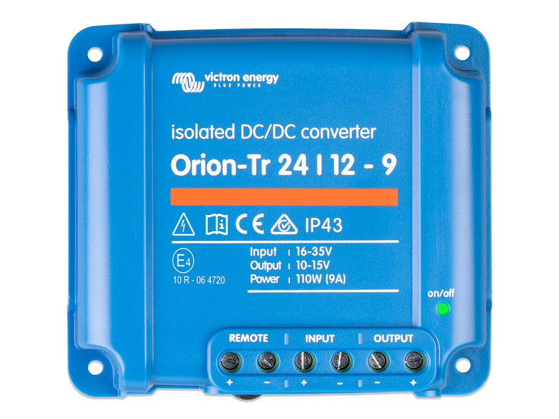 Orion-Tr 24/12-9A (110W) Isolated DC-DC converter