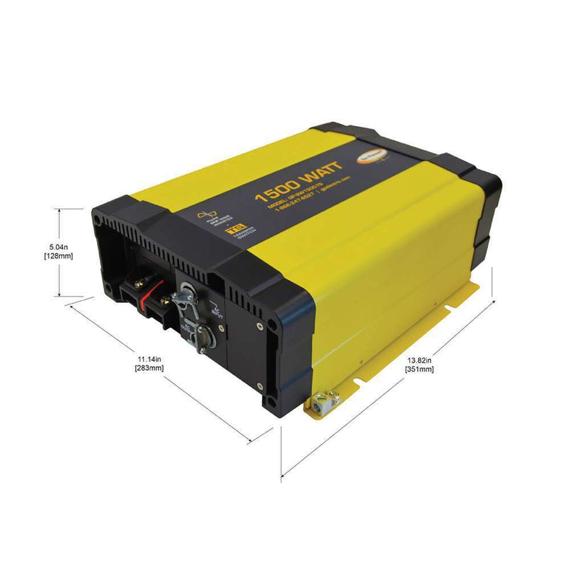 Go Power! 1500W PSW Inverter w/ Built in Trans. Sw. H/Wire