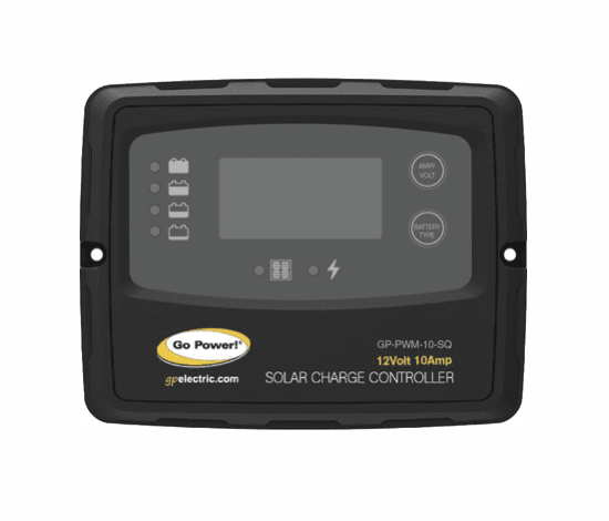 Go Power! 10 Amp PWM Digital Solar Controller 12V - Surface Mount