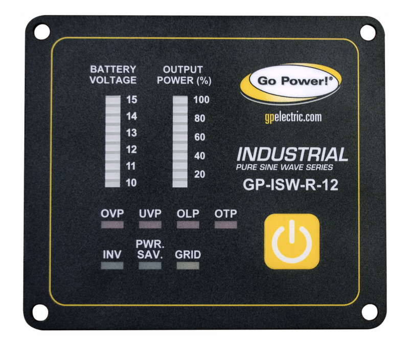 GO POWER REMOTE FOR ISW SERIES OF INVERTERS - 12V