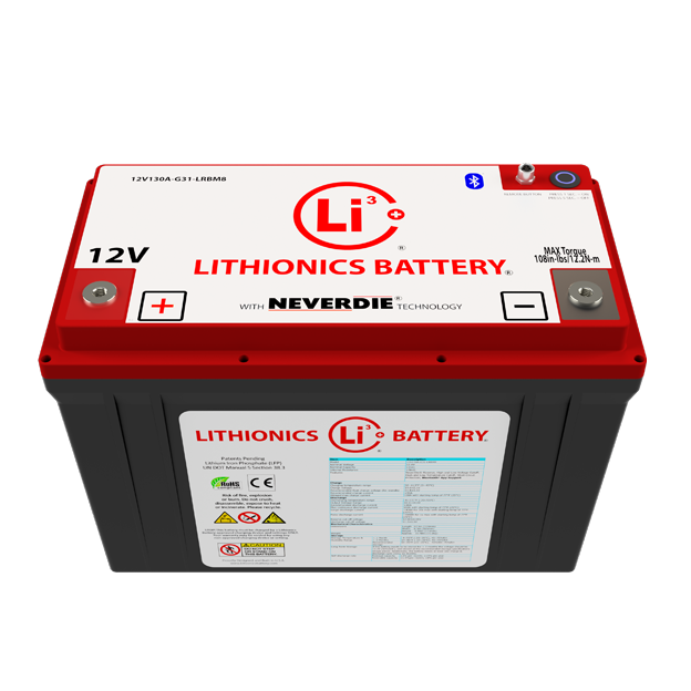12V 130Ah | G31 Battery (Internal BMS, Energy Series)