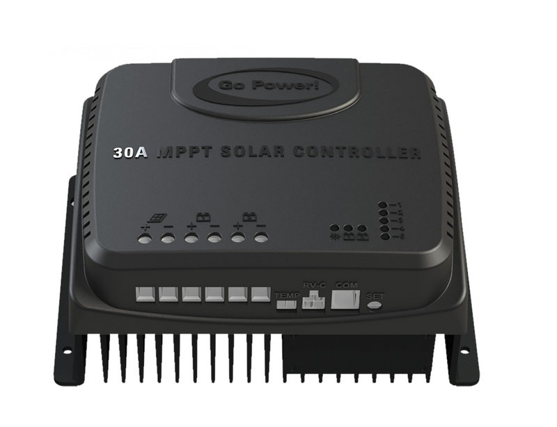 GO POWER 30 AMP MPPT SOLAR CONTROLLER WITH RV-C